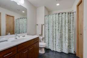 Bathroom -The Verge Apartments in St Louis Park, MN