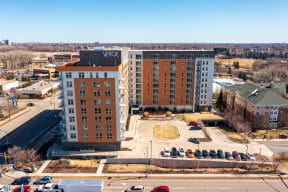 Exerior of The Verge Apartment Building in St Louis Park, MN