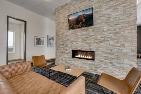 Indoor Fireplaces - The Verge Apartments in St Louis Park, MN
