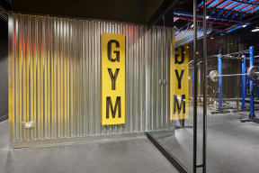 Entrance to the fitness center