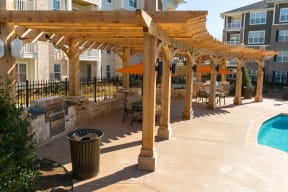 Pool side grills