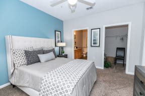Bedroom With Closet at Villas at Hampton, Hampton, GA