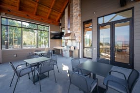 The Byway | Clubhouse Patio with Barbecue