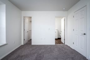 Village at Main Street | 2x2 Bedroom Two Closet and Bathroom