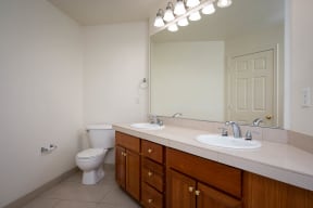 Village at Main Street | 2x2 Bedroom One Large Bathroom with Wood Cabinetry