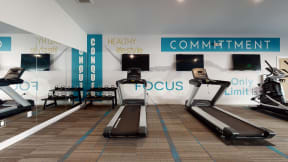 Ontario Apartments for Rent - Avante Apartments Fitness Center With Treadmills and Floor to Ceiling Mirrors