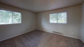 Ontario CA Apartments for Rent - Encore Apartment Homes - Bedroom with Plush Carpeting and Two Windows