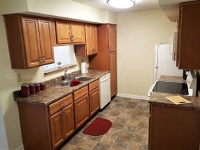 1BD 695 sq ft Kitchen at Belmont Ridge Apartments, Monroeville, PA, 15146