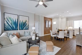 Modern Living Room at Avilla Lakeridge, Arlington