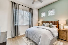 Bedroom With Expansive Windows at Avilla Oakridge, Forney, TX, 75126