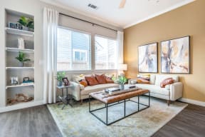 Modern Living Room at Avilla Trails, Fort Worth, TX, 76123