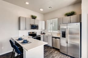 Fully Equipped Kitchen With Modern Appliances at Avilla Eastlake, Thornton, CO
