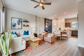 Modern Living Room at Avilla Heritage, Texas, 75052