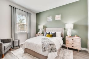Beautiful Bright Bedroom With Wide Windows at Avilla Heritage, Texas, 75052