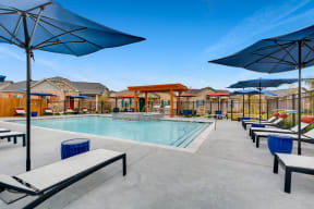 Outdoor Swimming Pool with Large Sundeck and Wi-Fi  at Avilla Heritage, Grand Prairie, 75052