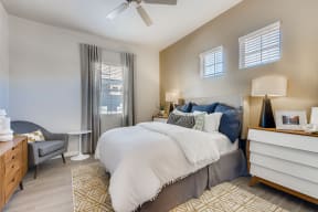 Beautiful Bright Bedroom With Wide Windows at Avilla Prairie Center, Colorado, 80601
