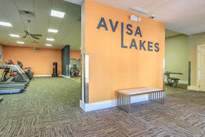 avisa lakes renovated fitness center treadmills fitness on demand cardio