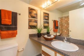 granite at porpoise bay apartments daytona beach classic bathroom