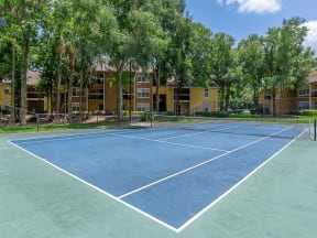 lake forest apartments daytona tennis court