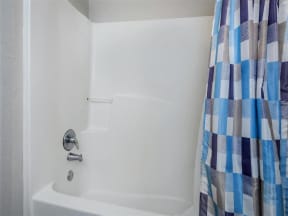 floorplan 2C model unit bathtub and shower