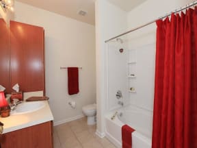 town parc at tyler low income apartments model home bathroom