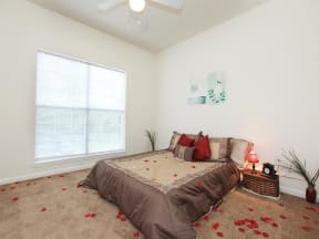 town parc at tyler low income apartments model home bedroom