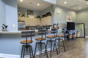 vero green apartments clubhouse kitchen bar