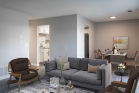 Cambridge Apartments - Virtual Staging - Living Room