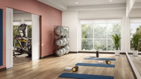 yoga room