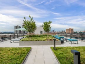 Rooftop Garden at One East Harlem Luxury Apartments in East Harlem, NY