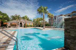 Resort-Style Pool at The Amalfi Clearwater Luxury Apartments in Clearwater, FL