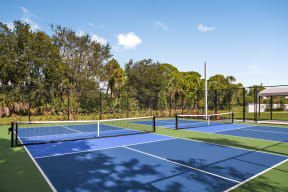 Pickleball Courts at Boca Vue Apartments in Boca Raton FL
