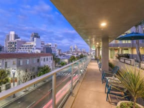 Terrace View at F11 Luxury Apartments in San Diego, CA