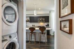 Front Load Washer and Dryer at F11 Luxury Apartments in San Diego, CA