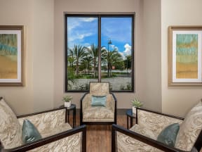 Lounge Seating at Azura Luxury Apartments in Kendall FL