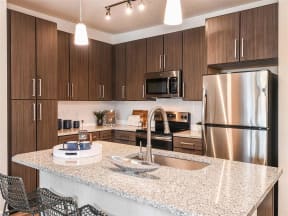 Chef-Style Kitchens at The Morgan Luxury Apartments in Orlando, FL