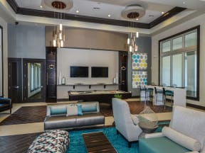 Clubhouse at The Epic at Gateway Luxury Apartments in St. Pete, FL
