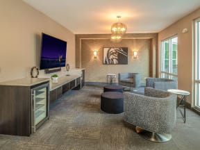 Media Room at Grady Square Luxury Apartments in Tampa FL