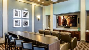 Screening Room at The Sedona Luxury Apartments in Tampa FL