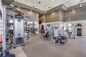 Professional Fitness Center at Lenox Luxury Apartments in Riverview FL