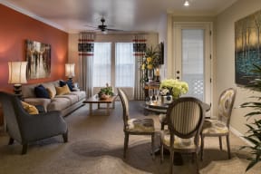 Dining Room With Living Area| Villas at San Dorado