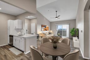 Open Concept Dining/Living Space