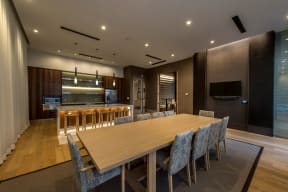 Catering kitchen and function room