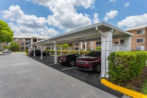 Carport parking | Promenade at Reflection Lakes parking | FL apartments