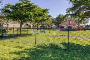 Apartment community with dog park  |Cypress Legends