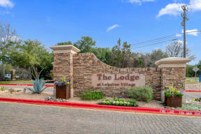 Welcoming Property Signage| Lodge at Lakeline Village
