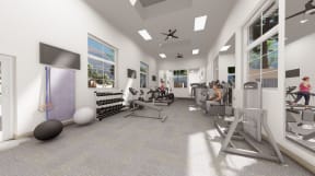 State of the art fitness center | Altitude at Vizcaya