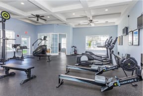 Fitness center with cardio machines  |Cypress Legends