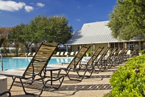 Pool with lounge chairs | Monterey Ranch