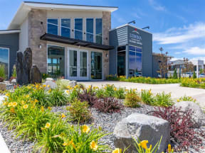 entrance to the leasing center at Lumina at Spanish Springs